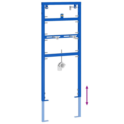 Badkameraccessoire Bevestigingen Blauw Staal 50 X 17,5 X 139 Cm voor urinoirsysteem