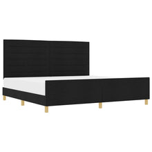 Zwarte Stoffen Bedombouw 200X200 Cm Crème