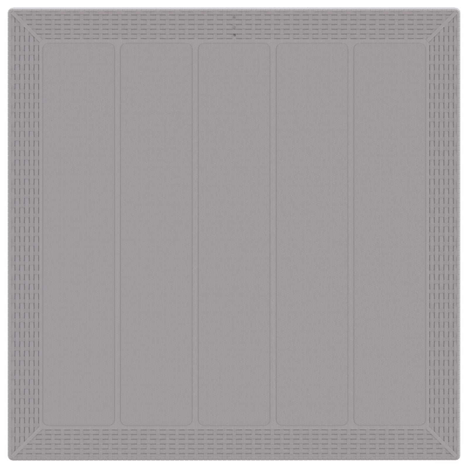 5-Delig Tuin Eetset Met Kussens Lichtgrijze Poly Rattan
