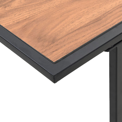 Tuin Tafel 100X55X70 Cm Dpc En Staal Bruin