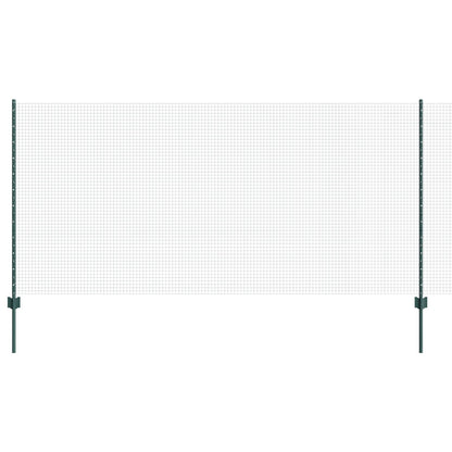 Gelaserd Draadhek Met 5 U-Palen Groen 1.2X10 M Staal