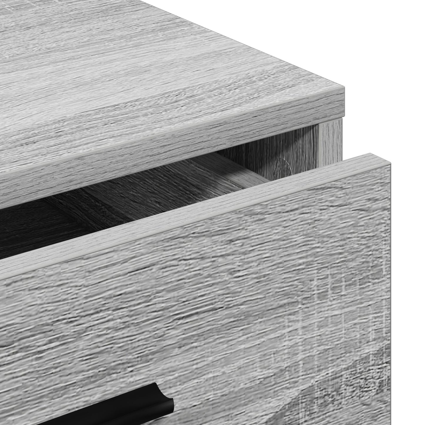 Sideboard 40X41X75 Cm Bewerkt Hout Grijs sonoma