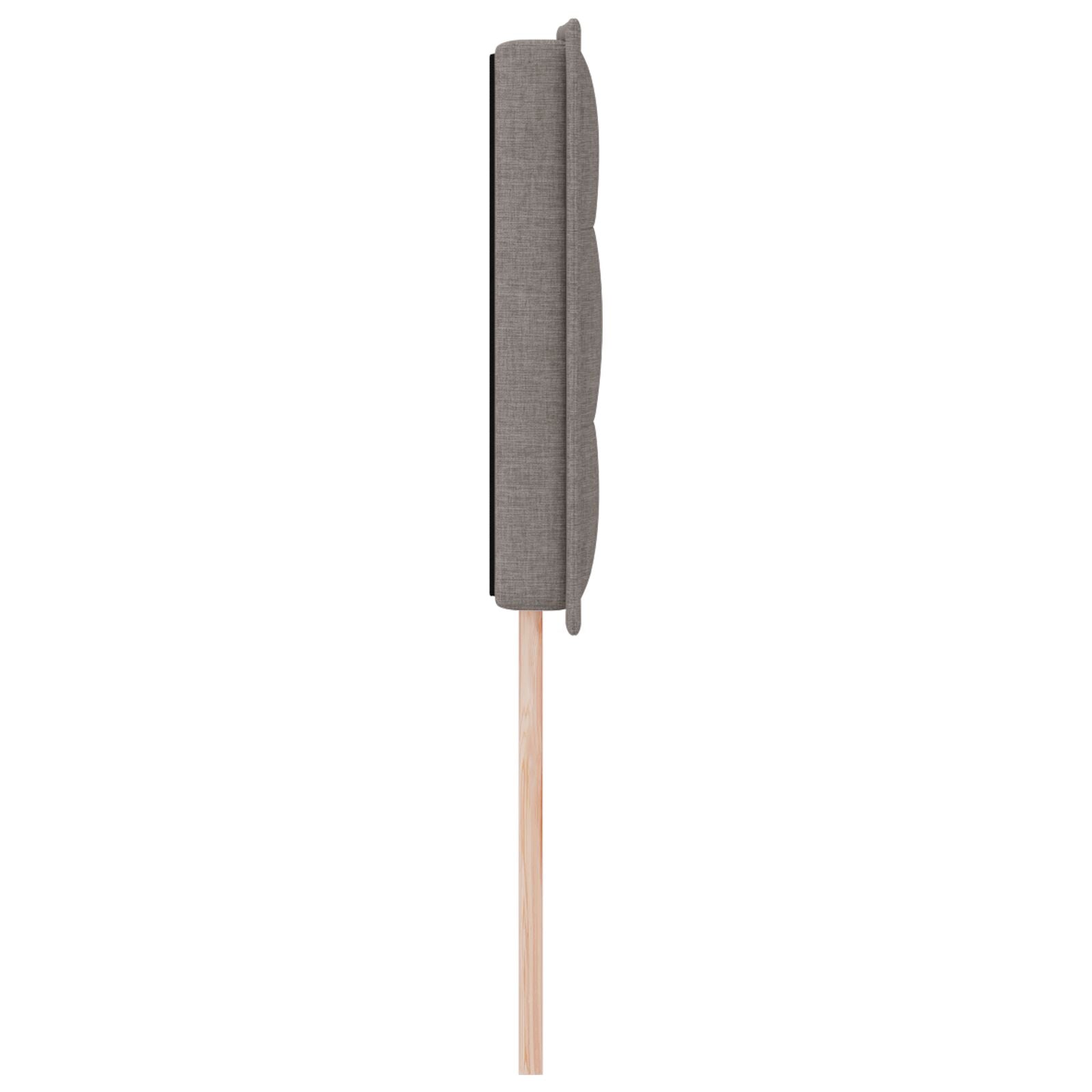 Hoofdbord Lijnen Ontwerp Stof Taupe 160 cm Lage hoofdbord