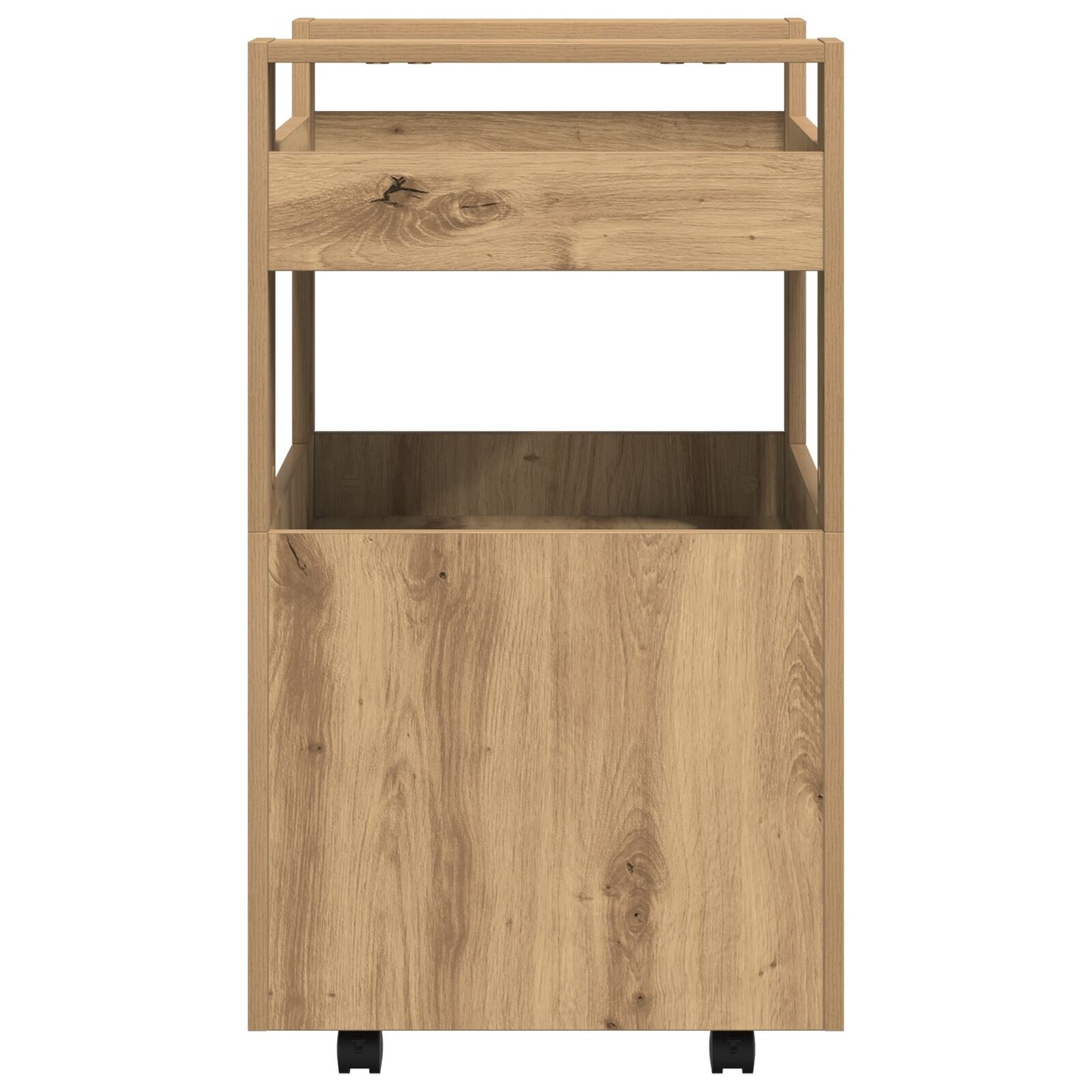 Keuken Trolley 60X45X80 Cm Bewerkt Hout Artisan eiken