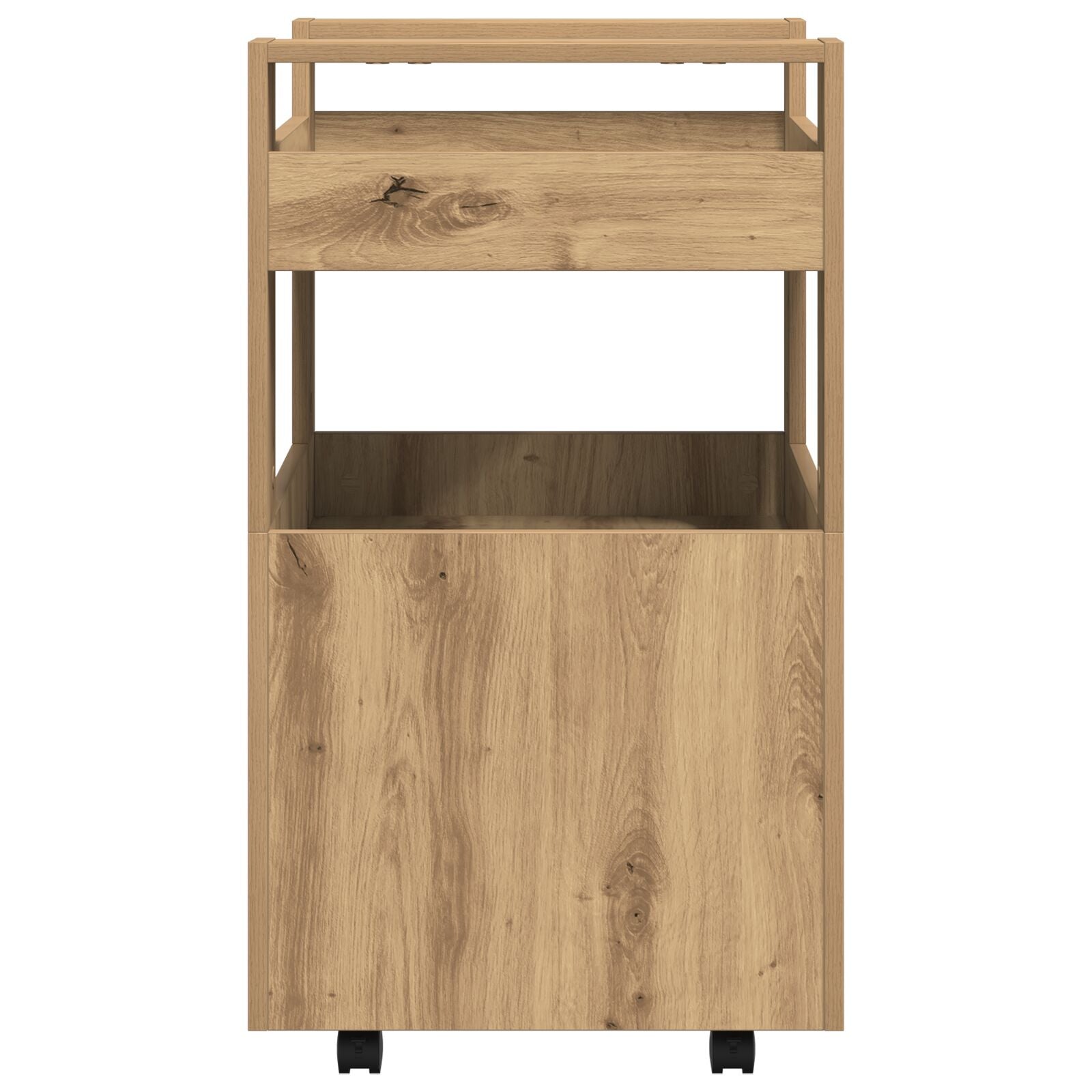 Keuken Trolley 60X45X80 Cm Bewerkt Hout Artisan eiken