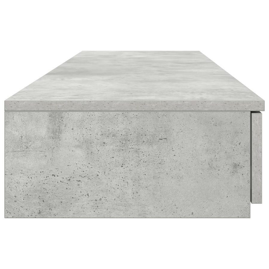 Bedlades In - Gemaakt Van Engineered Wood Beton grijs 135 x 36.5 x 16.5 cm