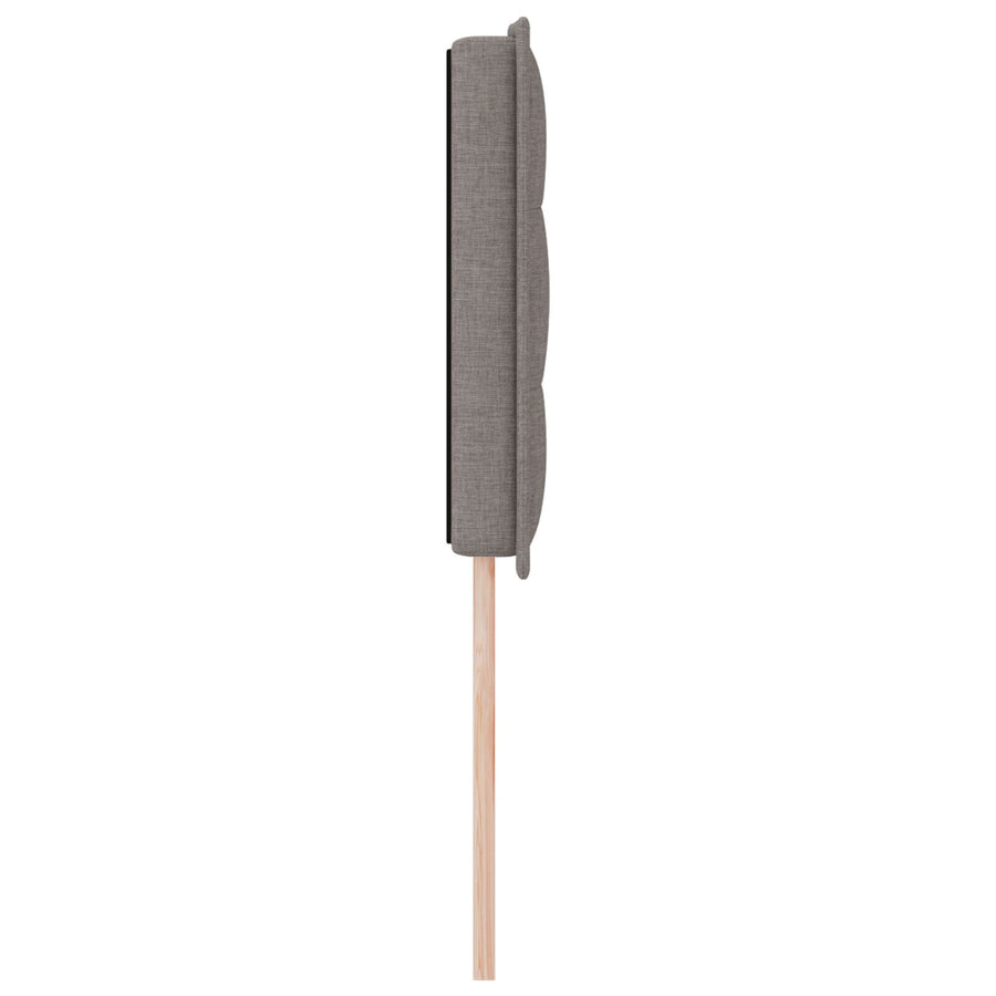 Hoofdbord Lijnen Ontwerp Stof Taupe 140 cm Laag hoofdbord