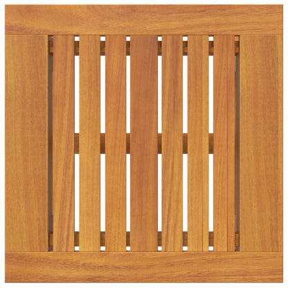 45X45X40 Cm Massief Acaciahout zonder kussen Zijtafel