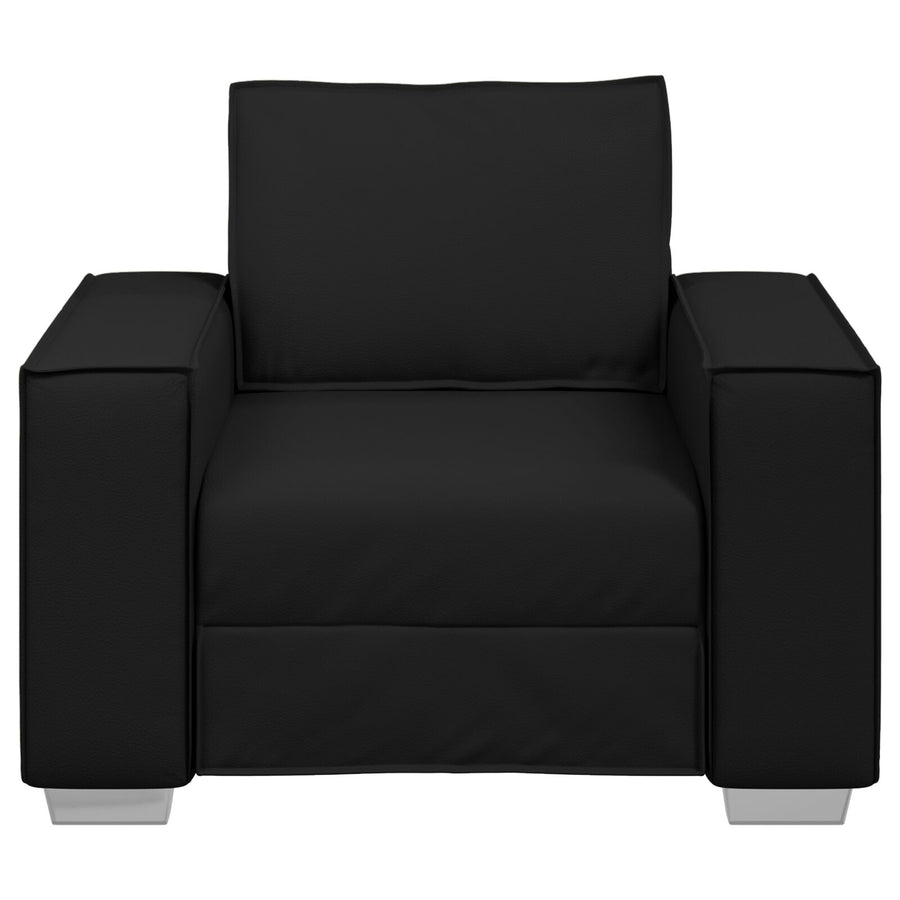 E Faux Leren Fauteuil - Zwart 59 cm