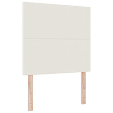 Hoofdbord Eenvoudig Ontwerp Corduroy Stof Crème 100 cm Hoog hoofdbord