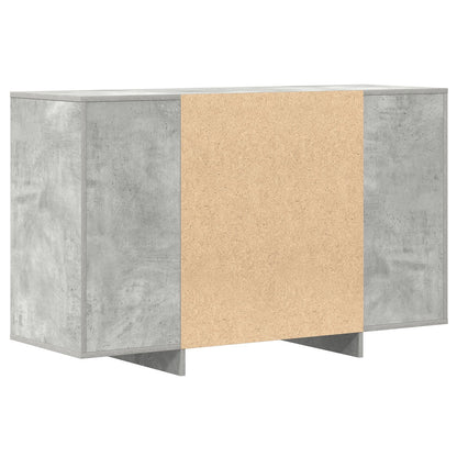 Zijtafel Betonnen Grijs Geëngineerd Hout Zijtafel Rechthoekig