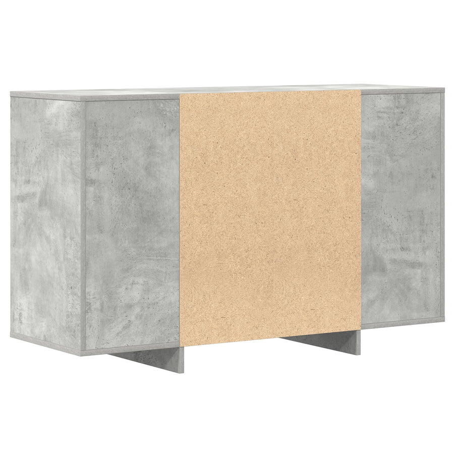 Zijtafel Betonnen Grijs Geëngineerd Hout Zijtafel Rechthoekig