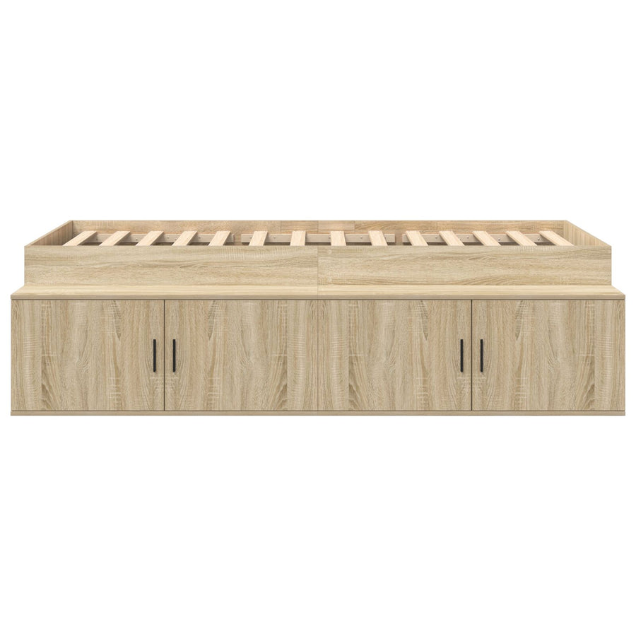 Opslag Bed Frame Sonoma Eiken 90X200 Cm