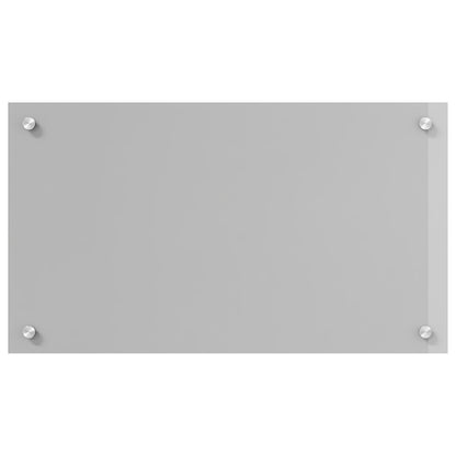 Keuken Achterwand 70X40X0,6 Cm Gehard Glas Lichtgrijs 70 x 40 cm