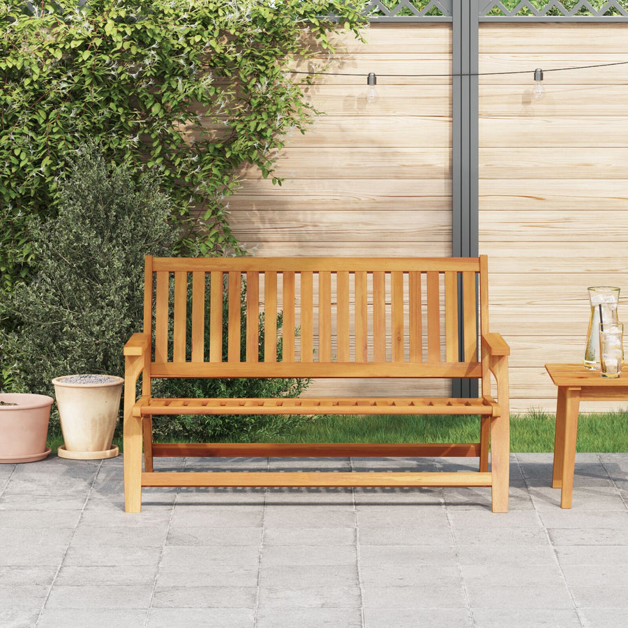 Tuin 122,5X77X74 Cm Massief Acaciahout Bank