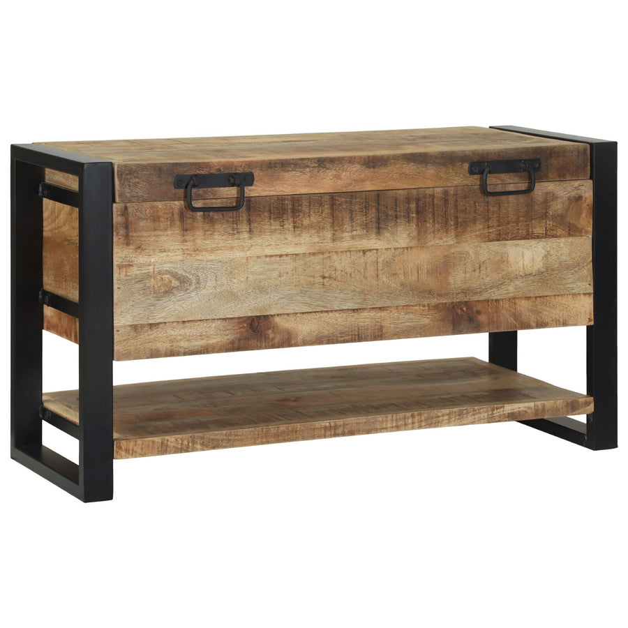 Opslagkisten Ruw Mango 80 X 35 X 45 Cm Massief ruw mangohout