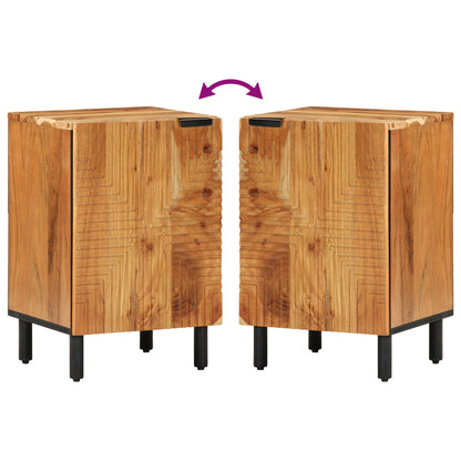 Badkamerkast 38X33,5X58 Cm Massief acaciahout
