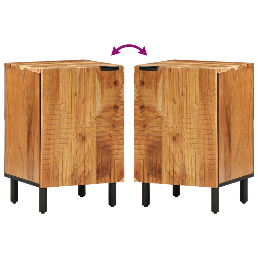 Badkamerkast 38X33,5X58 Cm Massief acaciahout