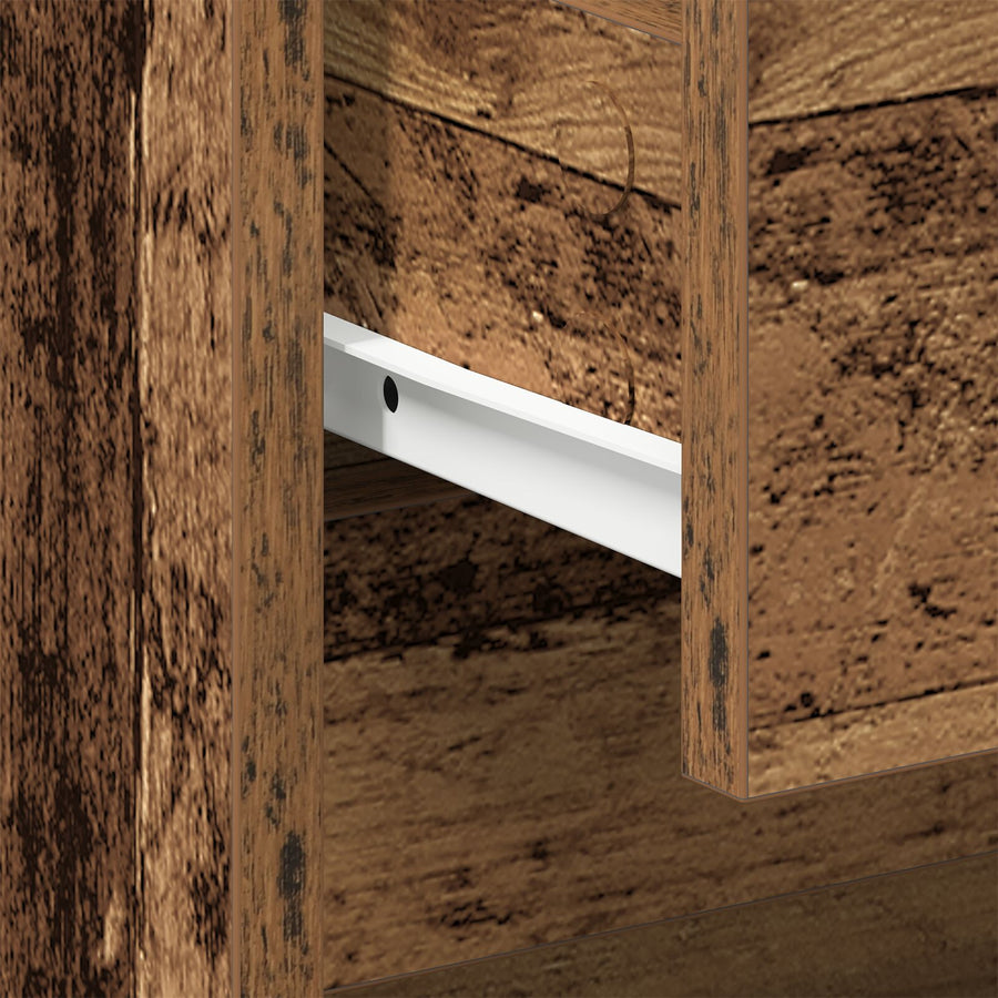 Nachtkastje 45X34X44.5 Cm Bewerkt Hout 1 Oud hout