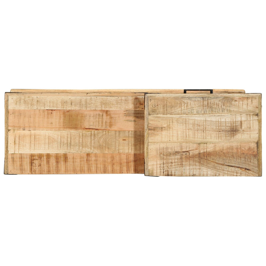 Schoenbank 110X35X50 Cm Massief Mangohout