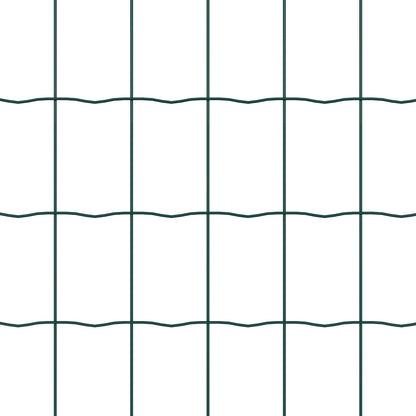 Tuinafscheiding Set Set Van 2 Groen Metaal 10 X 1,5 M Duurzaam