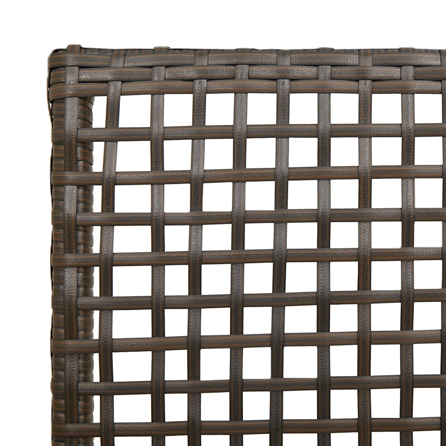 Tuinstoelen 2 Stuks Met Kussens Poly Rattan Bruin en crème