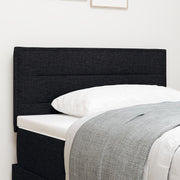 Hoofdbord 80 cm stof zwart