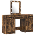 Kaptafel 50x41x135 cm bewerkt hout bruin