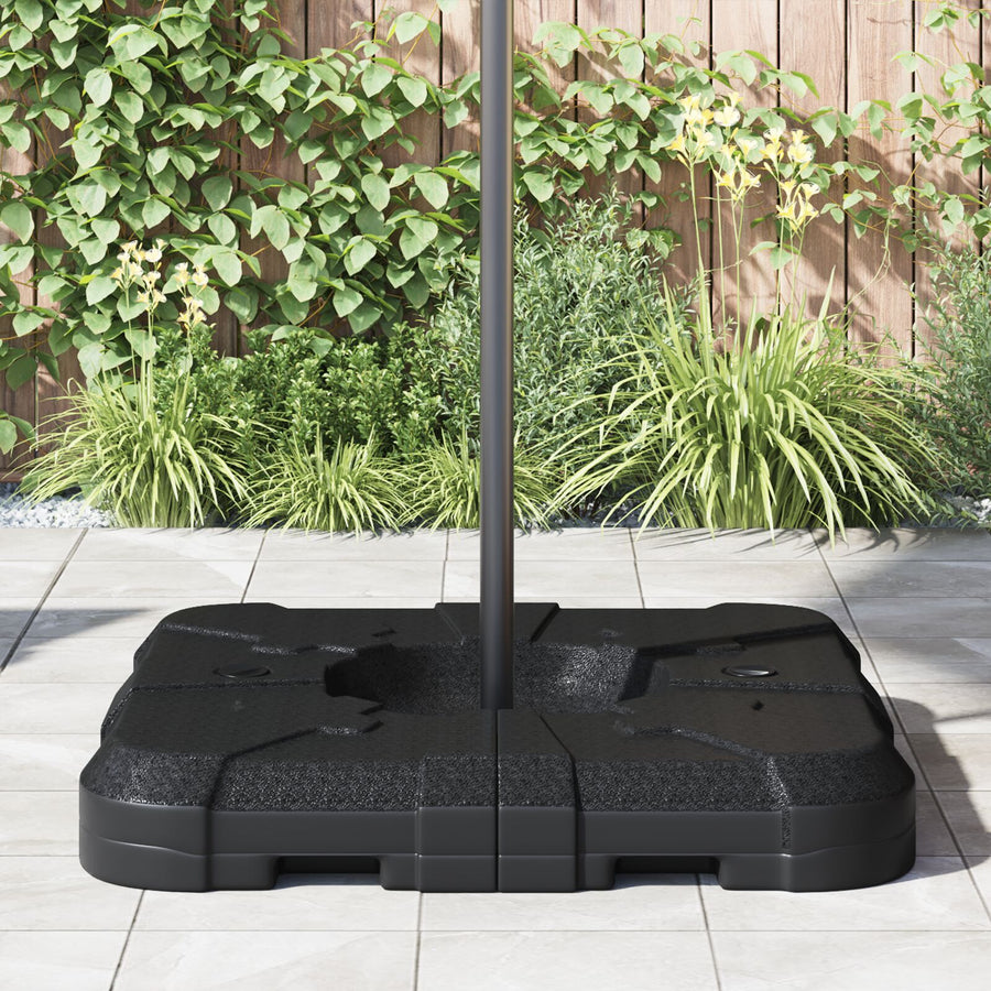 2-Piece Parasoldrager Set: 110Kg Zand Of 70Kg Water