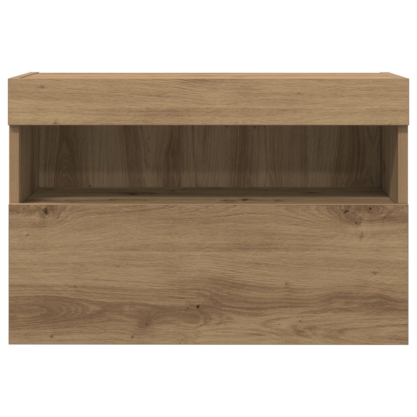 Tv Wandkast Met Led Verlichting Ambachtelijk Eiken 1 Artisan eiken