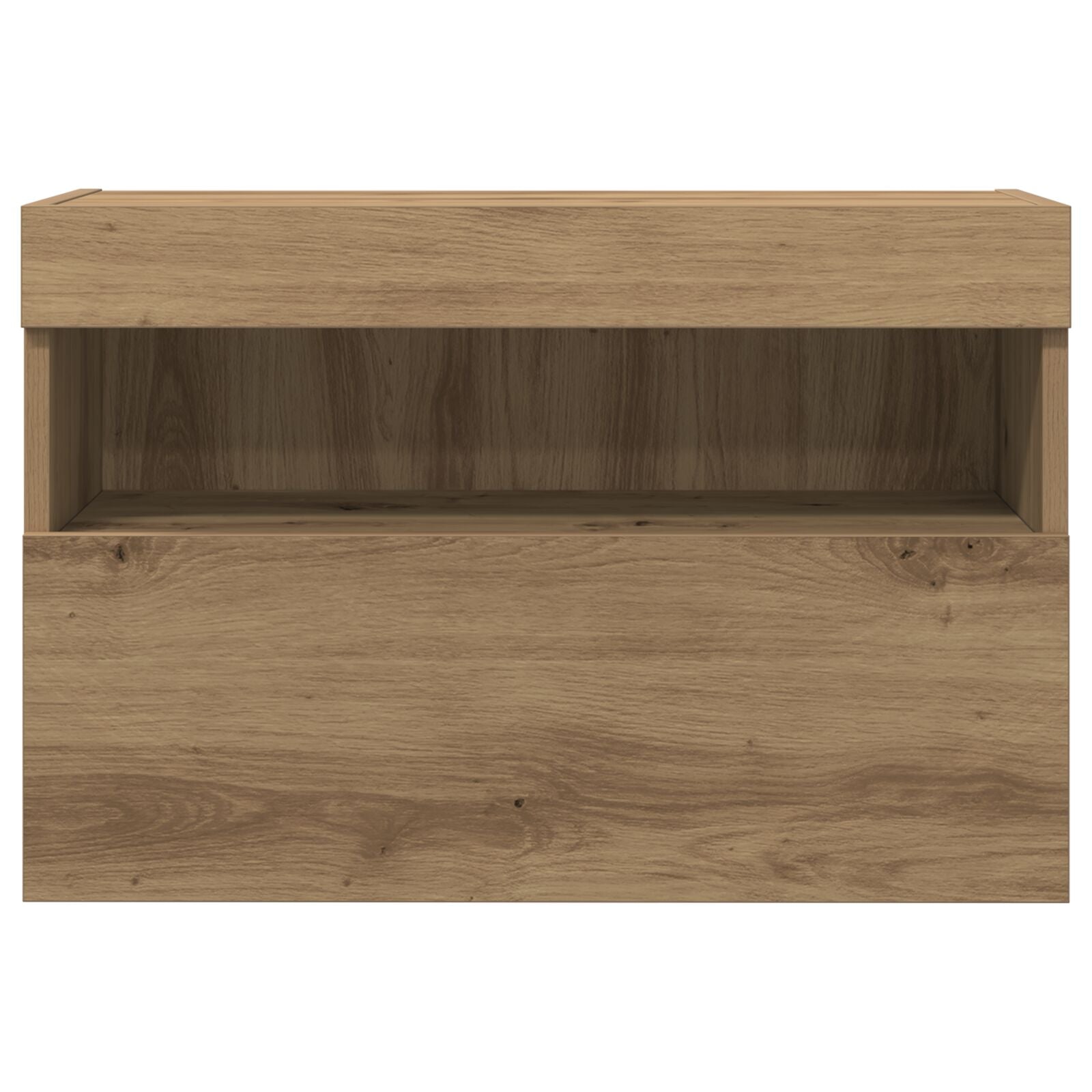 Tv Wandkast Met Led Verlichting Ambachtelijk Eiken 1 Artisan eiken