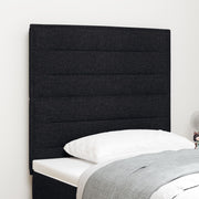 Hoofdbord 90 cm zwart stof