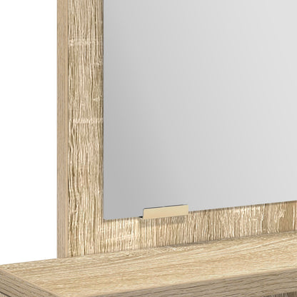 Kaptafel Met Lades 50 x 41 x 140 cm Sonoma eiken