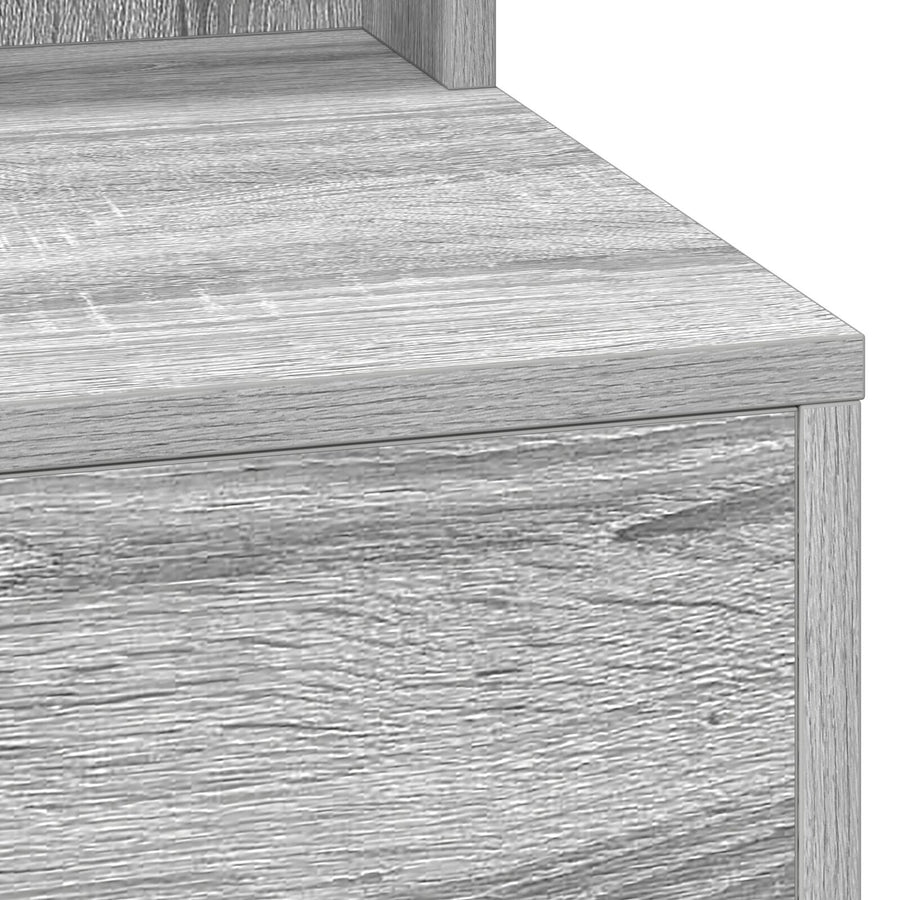 Kaptafel Met Led Lichten In - Grey Sonoma 50 x 41 x 135 cm