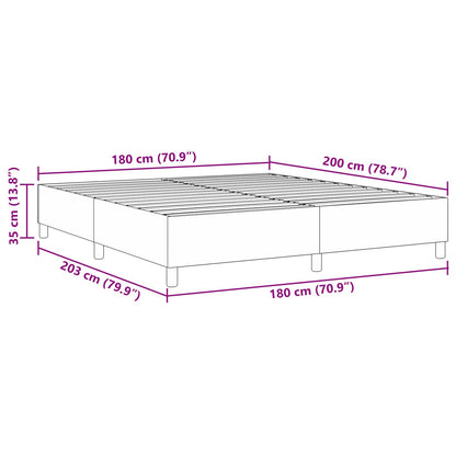 Boxspringbed Super King Corduroy Stof Donkergrijs 180 x 200 cm