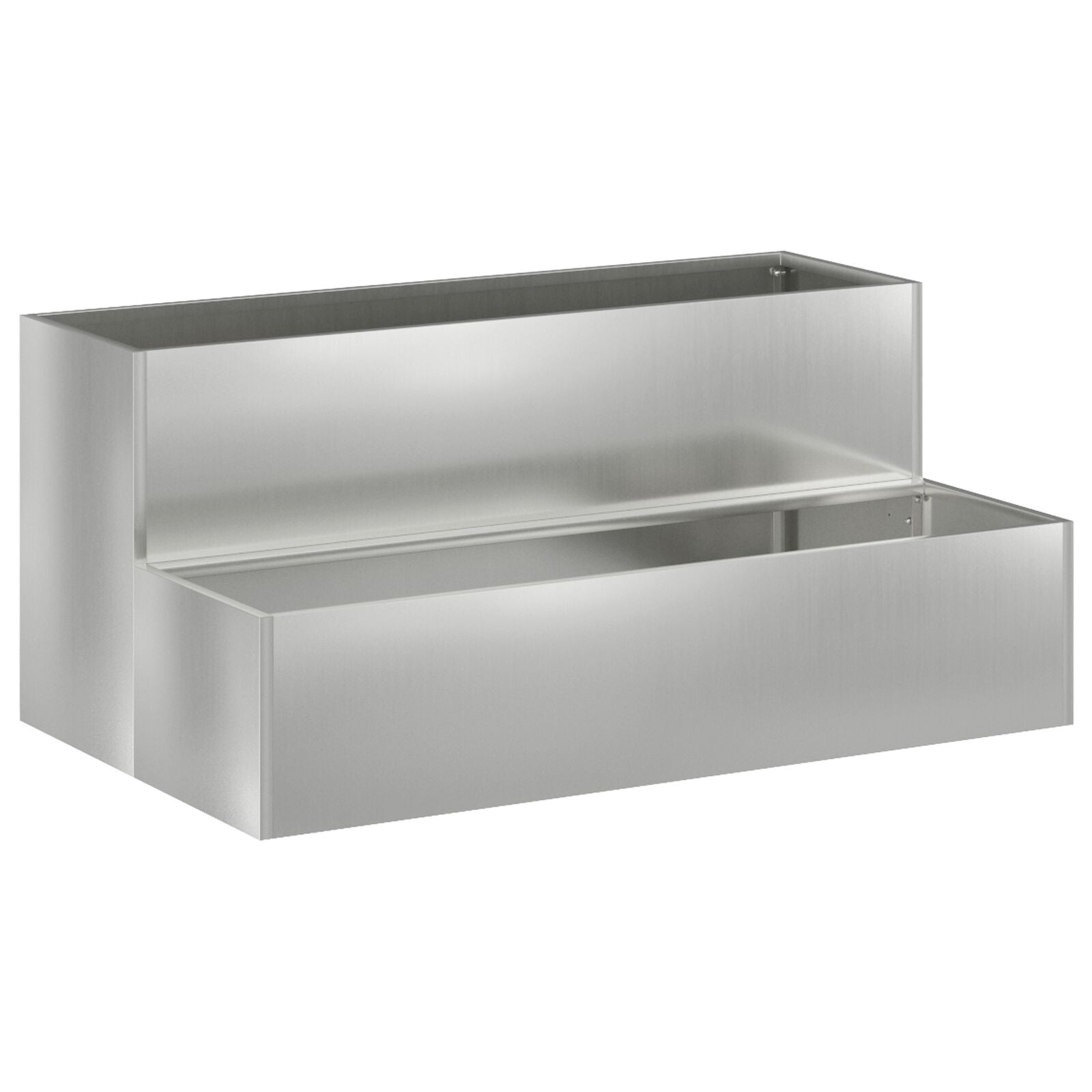2-Laags Tuinplantenbak, , Gemaakt Van 100 x 60 x 45 cm Verzinkt staal