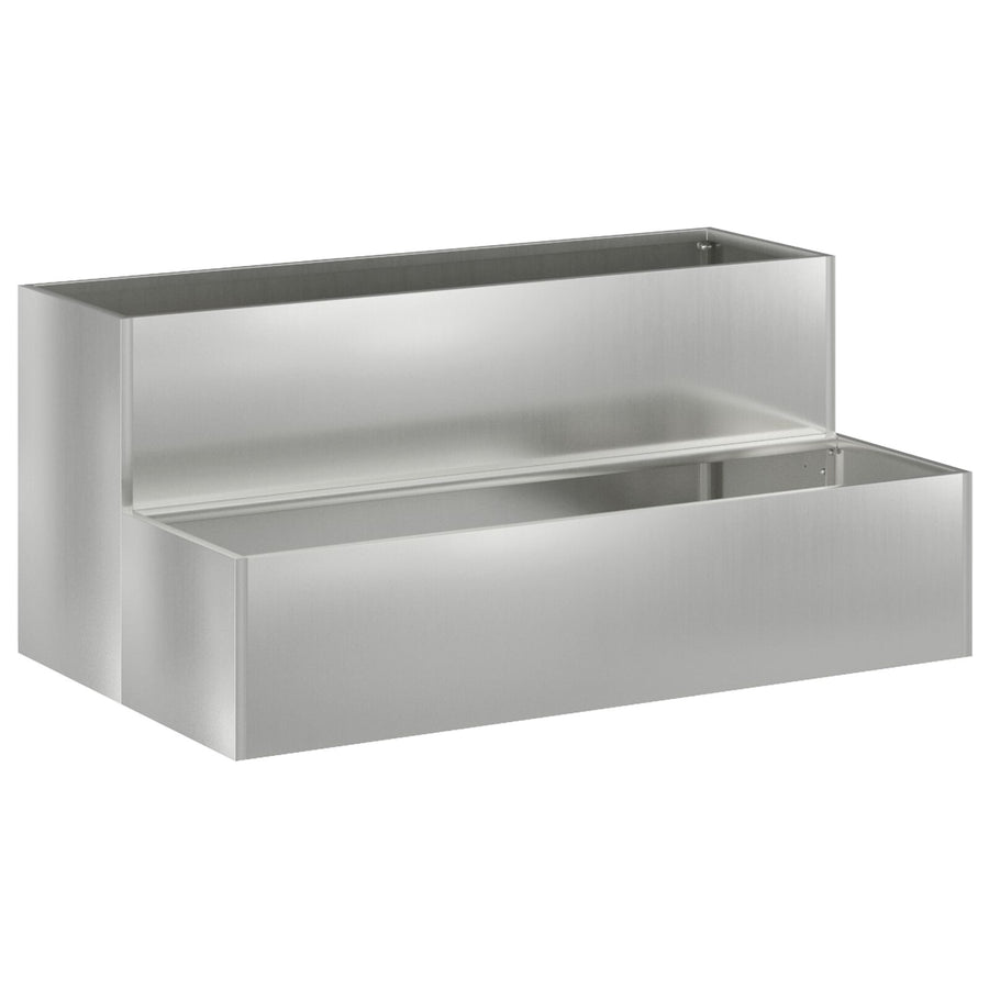 2-Laags Tuinplantenbak, , Gemaakt Van 100 x 60 x 45 cm Verzinkt staal