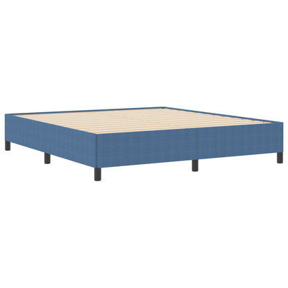 Bedframe Corduroy Stoffen Blauw 180 x 200 cm