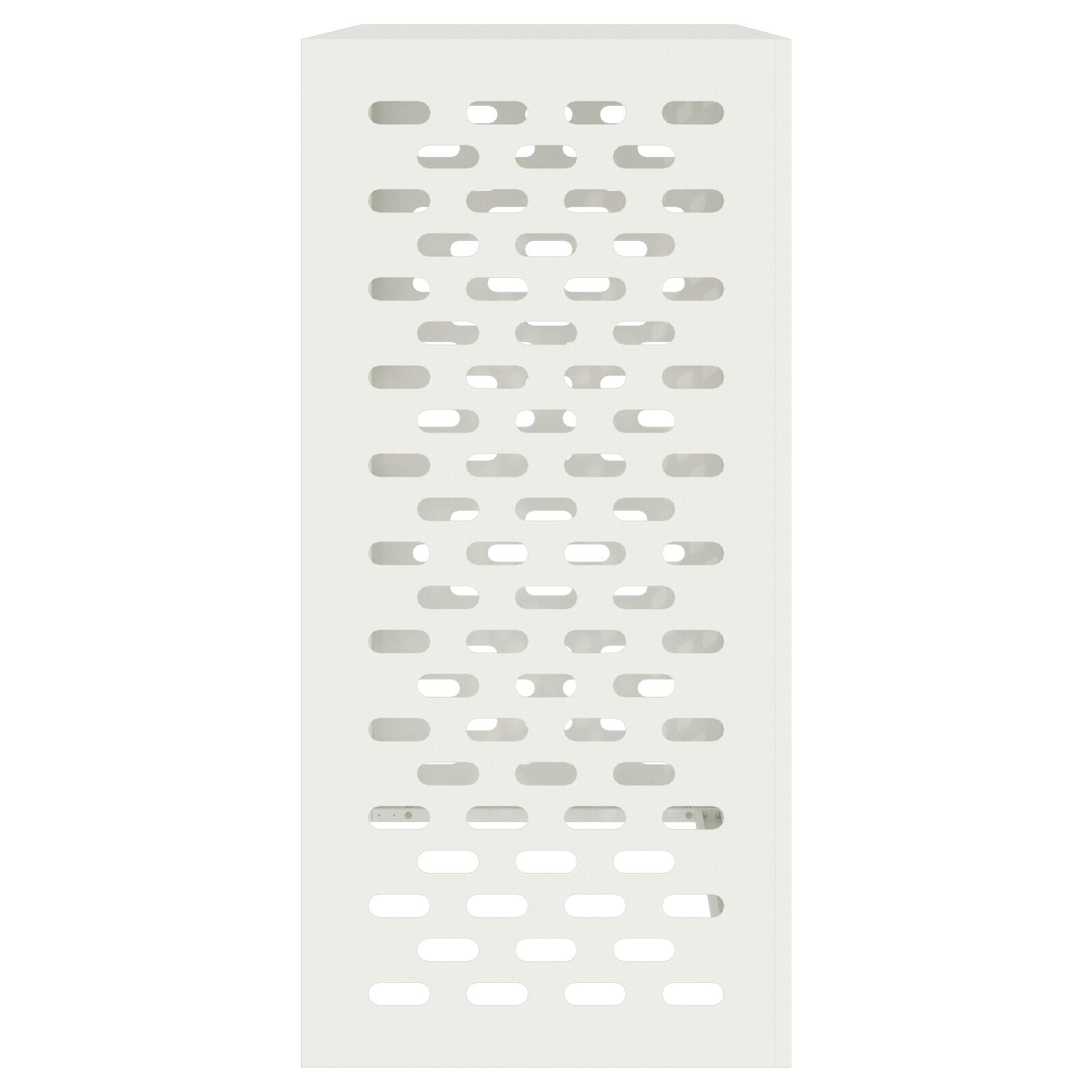 Airconditionerhoes Staal Wit 110 x 50 x 105 cm