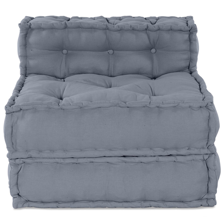 Modular Poef 70X70X54 Stof Grijs 70 x 70 x 54 cm Middelgrote sofa