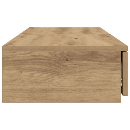 Bedlades 120X36,5X16,5 Cm Bewerkt Hout Artisan eiken 120 x 36.5 x 16.5 cm