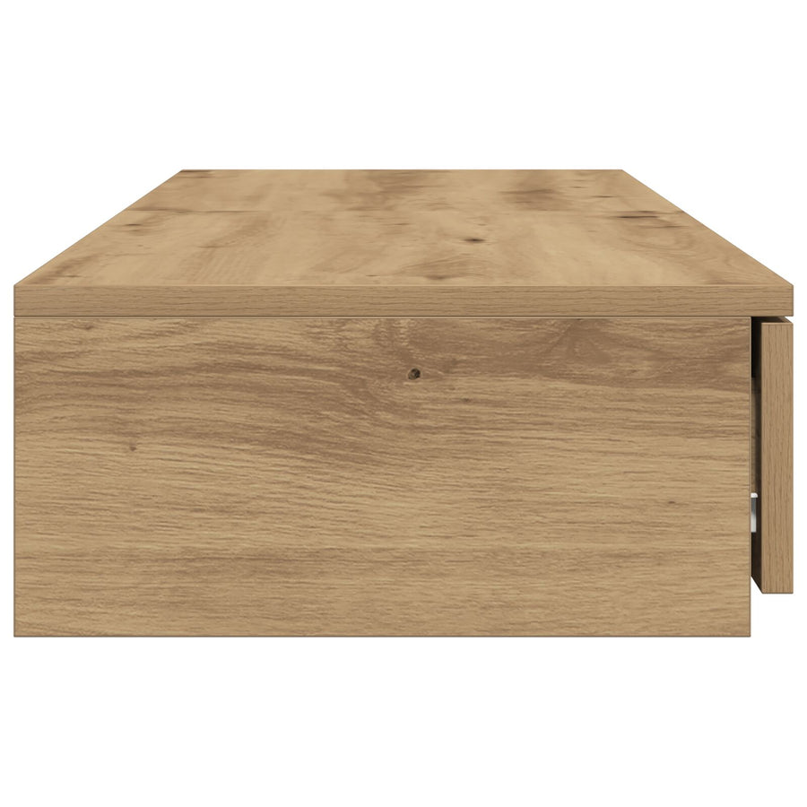 Bedlades 120X36,5X16,5 Cm Bewerkt Hout Artisan eiken 120 x 36.5 x 16.5 cm