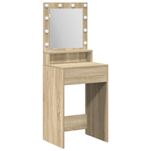 Kaptafel Met Led Verlichting In , Sonoma Eiken 50 x 41 x 135 cm