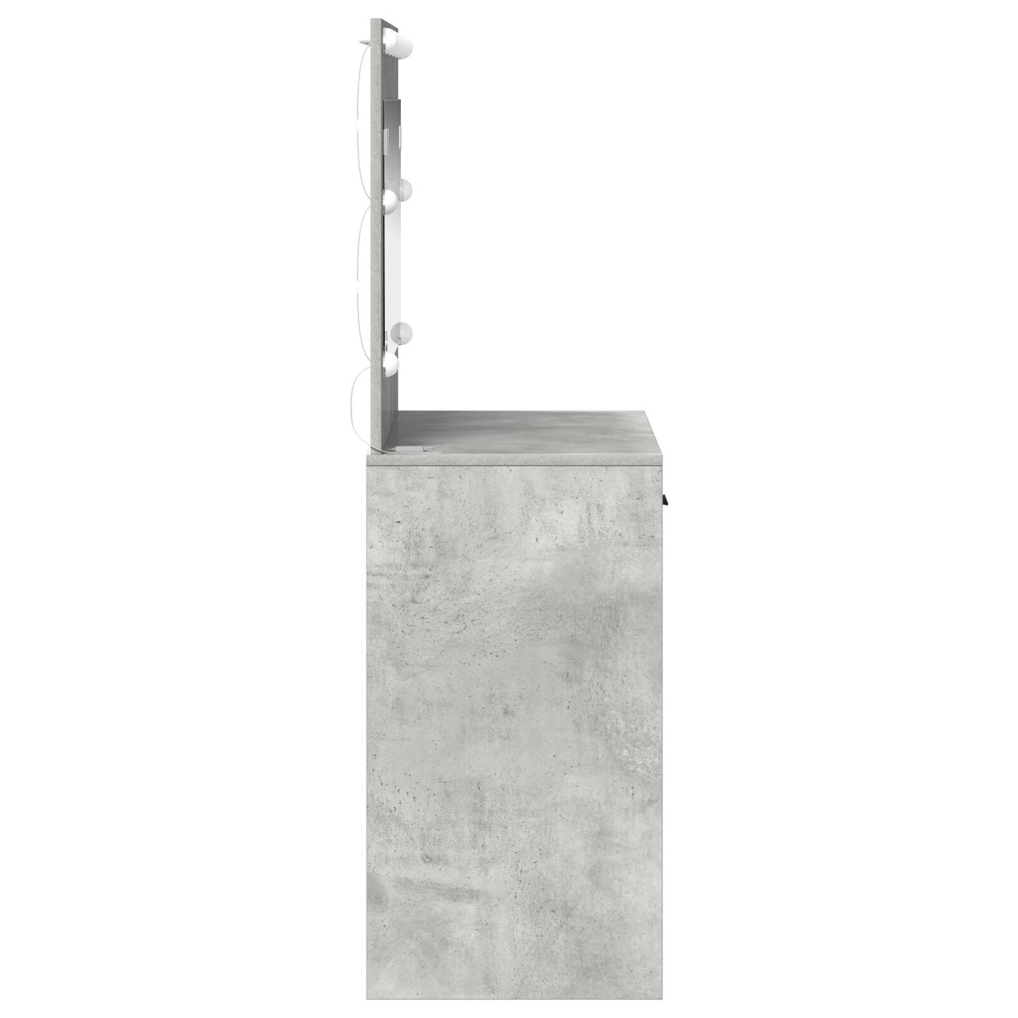 Kaptafel Met Led-Verlichting 78,5X41X135 Cm Beton grijs 78.5 x 41 x 135 cm