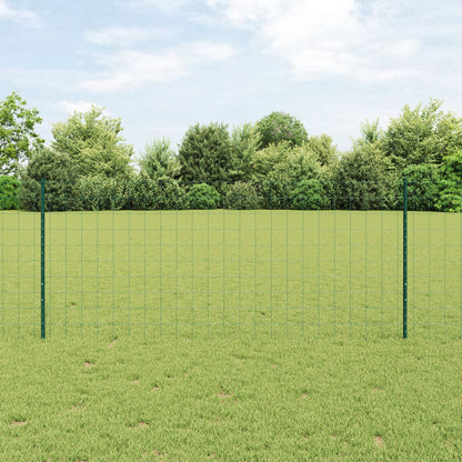 Tuin Omheining Set Set Van 2 Groen Pvc Gecoat Staal 10 X 1 M