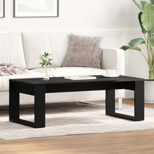 Salontafel Zwart Eiken 102X50X35 Cm Geengineerd Hout