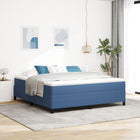 Boxspringbed 180x200 cm blauw corduroy