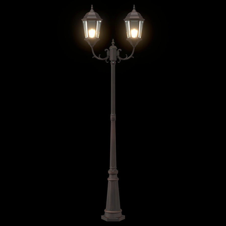 Tuinlicht Post Brons Aluminium 68 X 20 X 235 Cm Tuin Licht Post