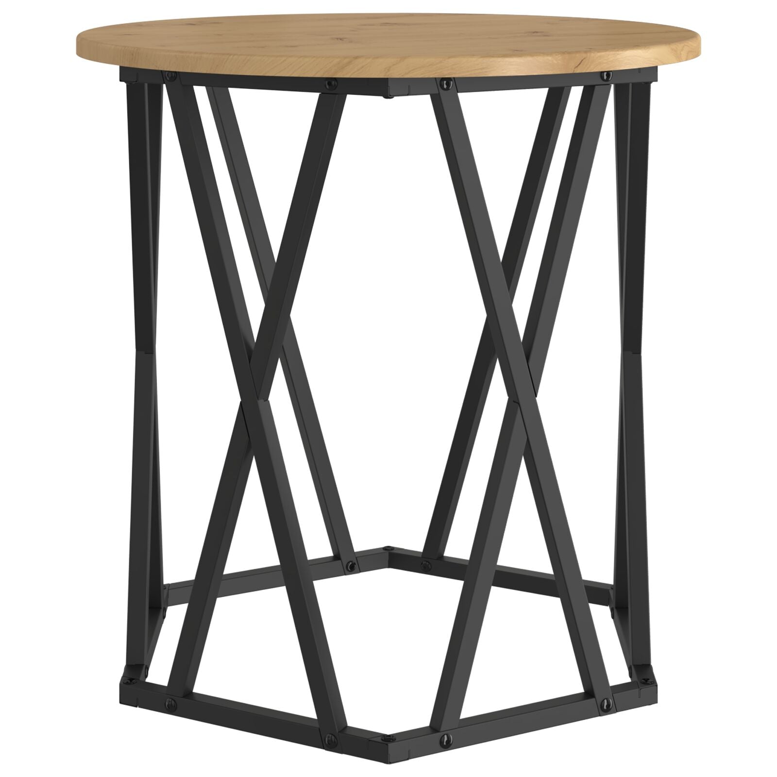 Bijzettafels 2 Stuks Hout Artisan eiken
