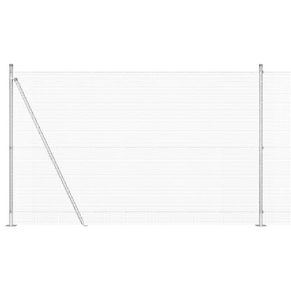 Gelaste Draadhek Met 13 Flanged Palen 1.5X50 M Verzinkt Staal Gegalvaniseerd Staal